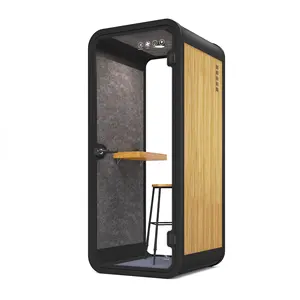 Telephone Pod Broadcasting Studio Movable Office Box for Private Calling Talking Speaking Room Quite pod XS OEM Soundproof Booth