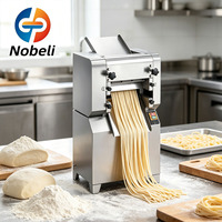 Machine à presser les nouilles professionnelle en acier inoxydable, laminoir à pâte robuste pour cantine et usine