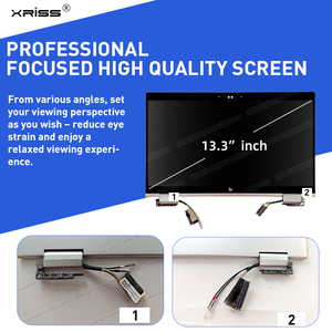 Nueva Pantalla Táctil LCD de 13.3 Pulgadas Plateada para Laptop HP x360 1030 G2, Reemplazo Completo, Venta al Por Mayor - Product Image 3