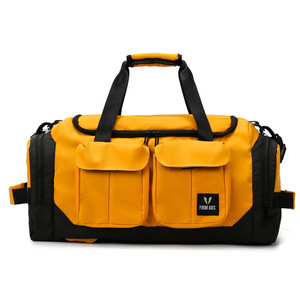 กระเป๋าเดินทางดัฟเฟิลไนลอนขนาดใหญ่ แฟชั่น ทันสมัย พร้อมช่องใส่รองเท้า กันน้ำ สำหรับกีฬาและฟิตเนส ปิดด้วยซิป รับผลิตตามแบบ OEM - Product Image 5