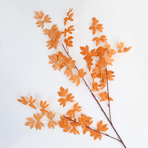 Hojas de plantas artificiales de seda para decoración de bodas, accesorios de techo, arreglos florales - Product Image 4