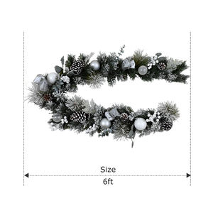 Guirlande de Noël artificielle écologique personnalisée en usine, guirlande de Noël artificielle en PVC - Product Image 1