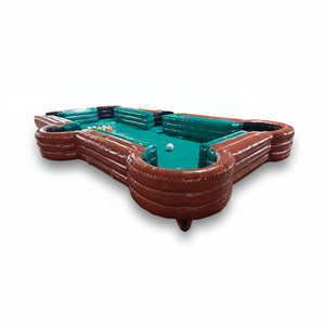 Table de billard gonflable interactive pour jeux sportifs, en PVC, taille et couleur personnalisables, pour usage extérieur, certifiée CE, garantie 3 ans - Product Image 1