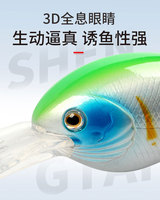 Vente en gros de leurres de pêche à la traîne de 125 mm 35 g, leurres de pêche à la traîne à long bec, leurres artificiels durs pour la pêche en mer, appâts pour la pêche au bar