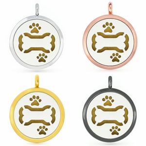 <span class=keywords><strong>Pendentif</strong></span> <span class=keywords><strong>diffuseur</strong></span> d'huiles essentielles et de parfum en gros, diamètre 30 mm, avec 5 tampons offerts - Product Image 3