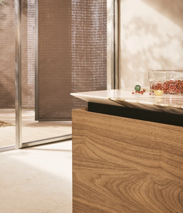 Gabinetes de Cocina Modernos de Roble Personalizados con Puertas de Madera Sólida para Proyectos de Hoteles y Oficinas - Product Image 3