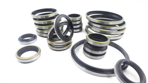 Joint d'étanchéité <span class=keywords><strong>EAI</strong></span> 25X35X7/10, joint hydraulique pour piston de cylindre, anti-poussière/racloir, 25mmX35mmX7/10mm, GA25X35X7/10, catégorie de produit : joints - Product Image 2