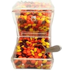 कारखाना अनुकूलित एक्रिलिक टॉपिंग कैंडी बिन चुंबकीय हिंग ढक्कन के साथ - Product Image 1