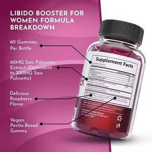 OEM Cross Border Foreign Trade Raspberry Flavor Libido Booster Mujeres Suplementos a base de hierbas Mejora el deseo femenino Apoya - Product Image 3