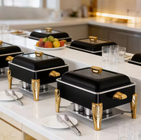 Réchaud de buffet en acier inoxydable 201 de qualité alimentaire, résistant aux hautes températures, de fabrication Zesheng, Guangdong