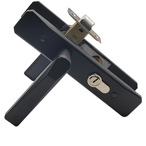 Phòng tắm nhà vệ sinh nội thất khóa cửa và xử lý phòng ngủ nhôm khóa cửa khóa cơ khí bằng gỗ khóa cửa thiết lập cho ngôi nhà - Product Image 1