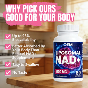 Integratore NAD+ 300mg e Resveratrolo 1200mg, Attivatori Liposomiali per la Riparazione del DNA, Integratore Alimentare a Base di Erbe, 60 Capsule Softgel - Product Image 4