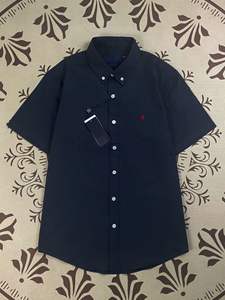 Chemise polo pour homme à manches courtes en coton classique brodée avec le logo RL, décontractée et élégante # RL-2213 - Product Image 5