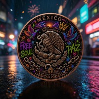 Moneta Commemorativa con Angelo della Libertà Alato, Torcia a Catena Spezzata e Voluta, 1oz .999 Rame, Moneta a Rilievo con Confezione Regalo