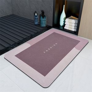 พรมห้องน้ำลายไดอะตอมไมต์เนื้อนิ่มกันลื่นซึมซับน้ำได้ดี - Product Image 3