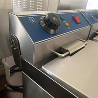 Friteuse électrique commerciale w, appareil à Mini format, adapté pour les restaurants, les hôtels, la poulet, les pommes de terre et les donuts