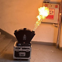 Machine à flammes à trois têtes, télécommande électrique DMX512, métal, pour effets de feux d'artifice de scène et de fête