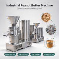 Machine professionnelle à beurre de cacahuète, motorisée, en acier inoxydable, à engrenages, multifonction, capacité 20-50 kg/h, pour légumes et eau