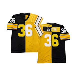 Maillot de rugby cousu de style vintage pour hommes <span class=keywords><strong>Jerome</strong></span> Bettis Troy Polamalu Mel Blount Mike Webster Greg Lloyd S-3XL Expédition rapide - Product Image 5