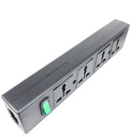 Enchufe Universal con Interruptor para Laboratorio, Protector de Sobrecarga, Enchufe de Extensión Universal con Salida IEC320 C13
