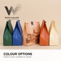 Sac en papier brun de qualité alimentaire, ouverture plate, pour sandwichs et pâtisseries, résistant à la graisse, pour service de comptoir, emballage sûr, fournisseur