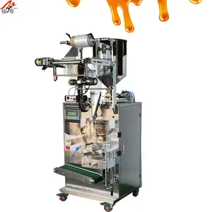 Machine de remplissage et d'emballage verticale automatique de sachets de liquide pour petits sachets de bâtonnets de miel Machine d'emballage de confiture de lait soupe eau huile