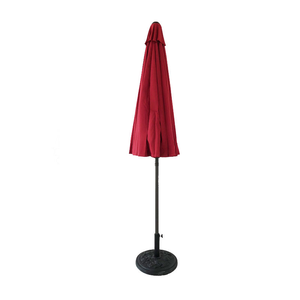 Parasol de jardin extérieur rouge personnalisé avec logo, rond, sombrillas de - Product Image 4
