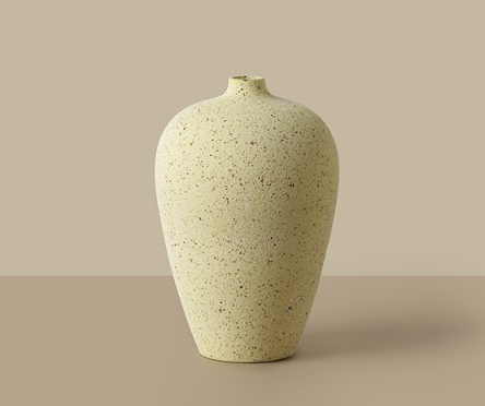 Type a light yellow vase