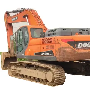 30ton มือสอง Doosan DX 300 -9C 300 420 500 300อยู่ในสภาพดีรถขุดมือสองผลิตในประเทศเกาหลี