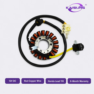 Bobina de Generador para Motocicleta <span class=keywords><strong>Honda</strong></span> <span class=keywords><strong>Lead</strong></span> <span class=keywords><strong>110</strong></span>, Bobina de Estator con Apertura de 6MM, 12V CC, Pieza de Repuesto Directa - Product Image 4
