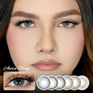 <span class=keywords><strong>Lentilles</strong></span> de contact souples couleur marron noisette, effet yeux foncés, Aura <span class=keywords><strong>Hazel</strong></span>, <span class=keywords><strong>lentilles</strong></span> de contact fantaisie, look naturel et esthétique - Product Image 2