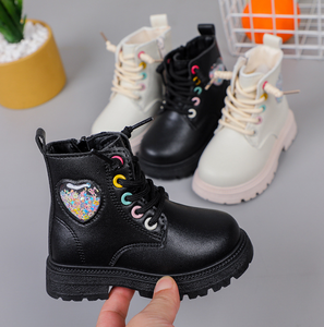 Kids Boots Shoes for Girl Boots Black for School Rubber Boots for Children - Product Image 2