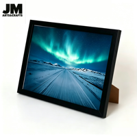 Bingkai Foto Kayu MDF Logo Kustom Bingkai Gambar 4x6 5x7 6x8 8x10 11x14 A1 A2 A3 A4 Gantungan Dinding Pajangan Sertifikat Grosir
