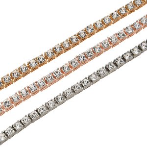 Iced out-cadena de tenis ostentosa de hip hop, <span class=keywords><strong>Gargantilla</strong></span> con abalorio de <span class=keywords><strong>diamante</strong></span>, cadena de joyería, tenis con <span class=keywords><strong>diamante</strong></span> completo - Product Image 5