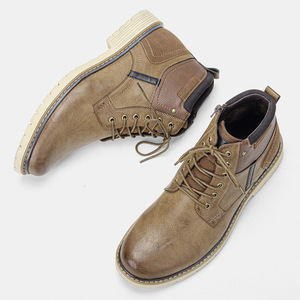 دانتيل شتوي عصري مصنوع يدويًا دافئ جيد التهوية للرجال طراز روماني كلاسيكي ارتفاع يزيد من الثلوج من الدانتيل - Product Image 3