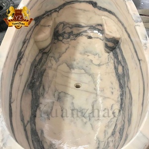 Bồn Tắm Đá Cẩm Thạch Màu Xanh Lá Trơn Dùng Trong Nhà Bán Bồn Tắm Đá Cẩm Thạch Tự Nhiên Tự Do - Product Image 4