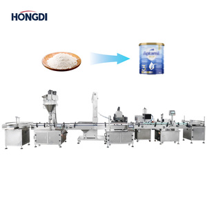 Línea Automática de Llenado de Polvo, Llenadora Vertical de Tornillo sin Fin con Desenredador de Botellas, Máquina Tapadora y Etiquetadora para Especias y Café - Product Image 3