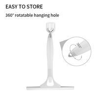 2-en-1 nouveau nettoyeur de vitres domestique essuie-glace TPR et poignée en plastique raclette de fenêtre outil pour voitures douches salles de bains
