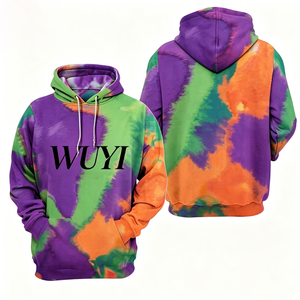 Sweat à capuche uni de marque de créateur pour homme 2025 – Polyester/Coton, Luxe, Style Urbain Décontracté, Grand Logo Brodé, Appliqué Vintage, Hip Hop - Product Image 2