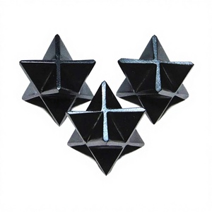 Merkaba Gemstone Carved Engraved Ball & Globe Eco-Friendly Angel Theme <b>Large</b> Satellite Small <b>Ornaments</b> Star Shape Anniversary - Product Image 3