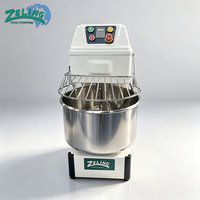 Amasadora Espiral Comercial Serie ZL, Capacidad de Harina de 4kg-25kg, Tazón de 10L-60L, Acero Inoxidable 304, para Trigo y Maíz, Nueva Amasadora para Panadería