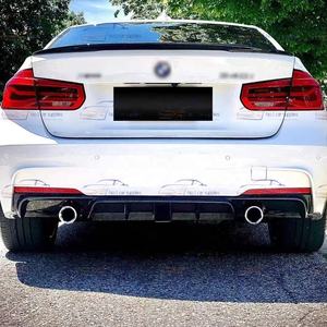 Nuevo difusor LED de labio trasero de fibra de carbono F30 para 3 Series F30 F35 320i 328i <span class=keywords><strong>335i</strong></span> 340i <span class=keywords><strong>M</strong></span>-<span class=keywords><strong>Sport</strong></span> <span class=keywords><strong>M</strong></span>-tech <span class=keywords><strong>M</strong></span> <span class=keywords><strong>Sport</strong></span> - Product Image 4