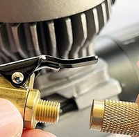 Universal Air Chuck Tire Inflator Pump Valve Connector for Cars with Clamp 8mm Thread OEM Customizable Quick Connect