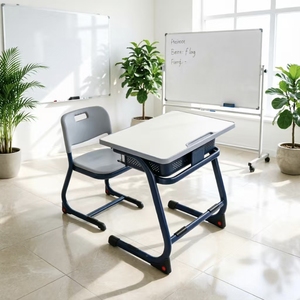 ชุดโต๊ะและเก้าอี้นักเรียนระดับประถมศึกษา ดีไซน์ตามหลักสรีรศาสตร์ - Product Image 2
