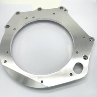 Plaque adaptatrice de boîte de vitesses en aluminium usiné CNC de précision sur mesure M104 OM605 OM606 vers M57N N54 8HP