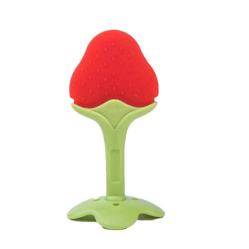 Bán buôn BPA FREE bé Chew đồ chơi tùy chỉnh New cấp thực phẩm vui trái cây Silicone bé teethers cho trẻ em mọc răng đồ chơi