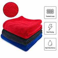Serviette de séchage rapide pour voiture 1200 g/m² sans traces, faible MOQ, certifiée ISO9001, respectueuse des surfaces, en microfibre