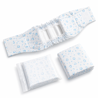Vente en gros de bandes abdominales jetables pour chiens mâles, couches pour animaux de compagnie avec noyau SAP, protection contre les fuites et ajustement confortable