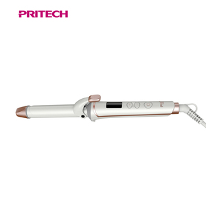 PRITECH Céramique Revêtement <span class=keywords><strong>Cheveux</strong></span> Fer À <span class=keywords><strong>Friser</strong></span> affichage LCD Contrôle de La Température Électrique Bigoudi - Product Image 5