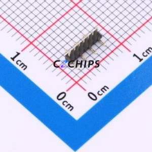 HX PZ1.0-1x7P TP-YQ Pin Header SMD,P=1mm Connector ( Pin Structure: 1x7P )( Pitch: 1mm )( Round Pin / Square Pin: Pin Header ) - Product Image 1